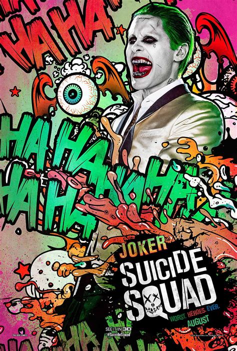 HD wallpaper: Joker Suicide Squad poster, pop art, movie poster, Jared ...