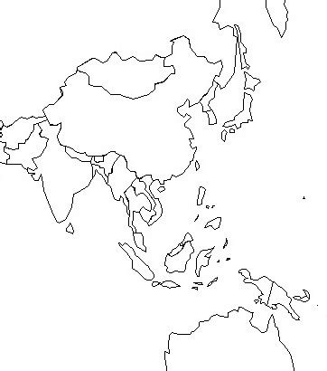 Cold War Asia Map Diagram | Quizlet