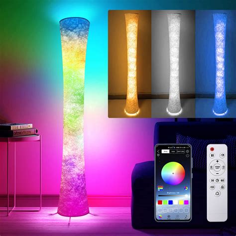 Buy WORLD WIN Smart Led Floor Lamps, RGB Color Changing with APP ...