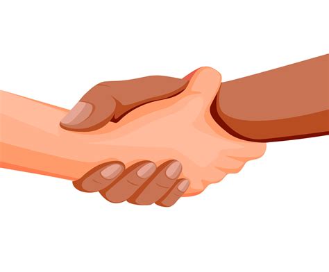 Two hand holding each other. help support and solidarity in diversity ...