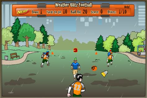 Weather Blitz Football - Play Online on Flash Museum 🕹️