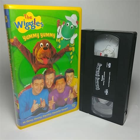 The Wiggles Yummy Yummy VHS Tape 1999 Very Clean Original Clamshell ...