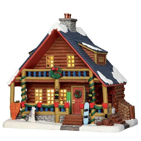 Lemax Village Collection Christmas Village Building, Parker's Cabin ...