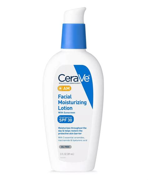 CeraVe - AM Facial Moisturizing Lotion with Sunscreen - SPF 30 - 89 ml ...