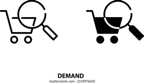 Demand Icon Vector Illustration Stock Vector (Royalty Free) 2159976435 ...