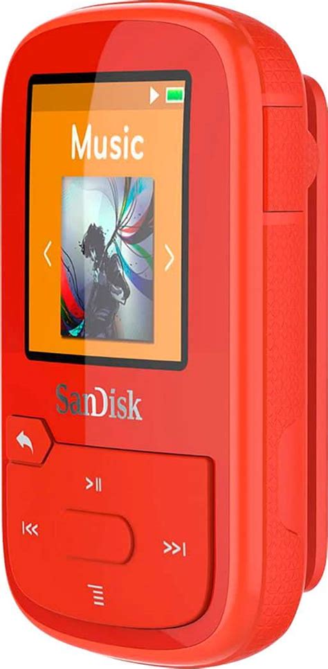 Customer Reviews: SanDisk Clip Sport Plus 32GB MP3 Player Red SDMX32 ...