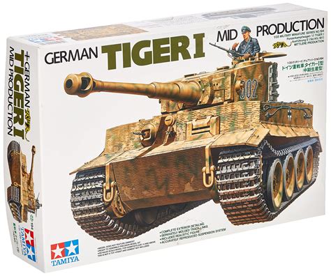 Buy Tamiya TM35194 35194 German Tiger I Mid Production Tank 1:35 Model ...