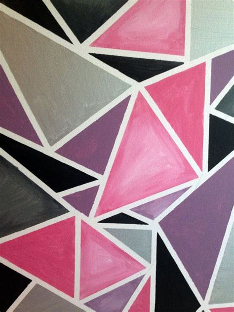 Popular items for geometric painting on Etsy | Geometric painting ...