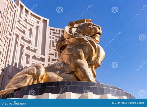 MGM Grand - Leo the Lion stock photo. Image of america - 273472652