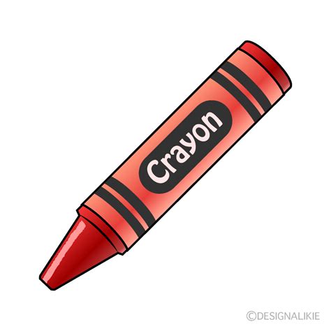 Red Crayon Clip Art