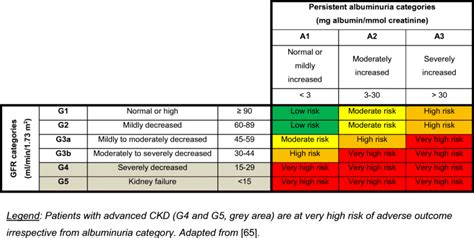 Prognosis of chronic kidney disease (CKD) by glomerular filtration rate ...