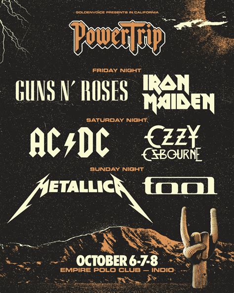 AC/DC, METALLICA, GUNS N' ROSES, IRON MAIDEN, Ozzy Osbourne & TOOL L ...