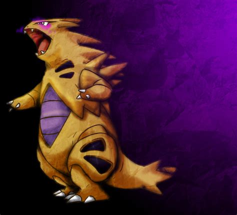 Shiny tyranitar roaring by KnVz on DeviantArt