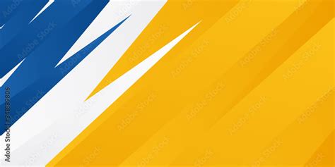 3D bright blue yellow orange abstract background suit for presentation ...