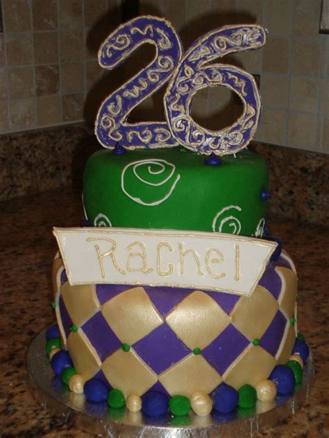 Rachel's 26Th Birthday Cake - CakeCentral.com