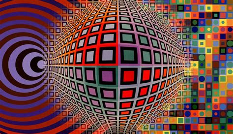 Optical Illusion Art: 5 Mind-Bending Works by Victor Vasarely