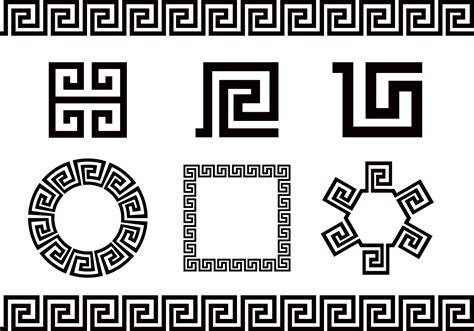 Free Greek Key Vector | Free vector art, Greek design, Greek pattern