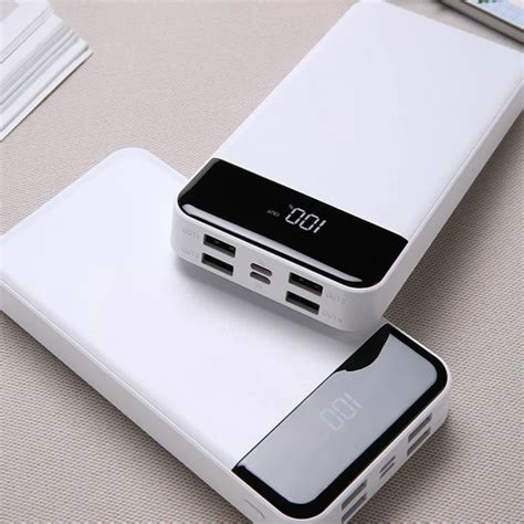 power bank 30000 mAh 4 USB mobile power LCD digital display portable ...