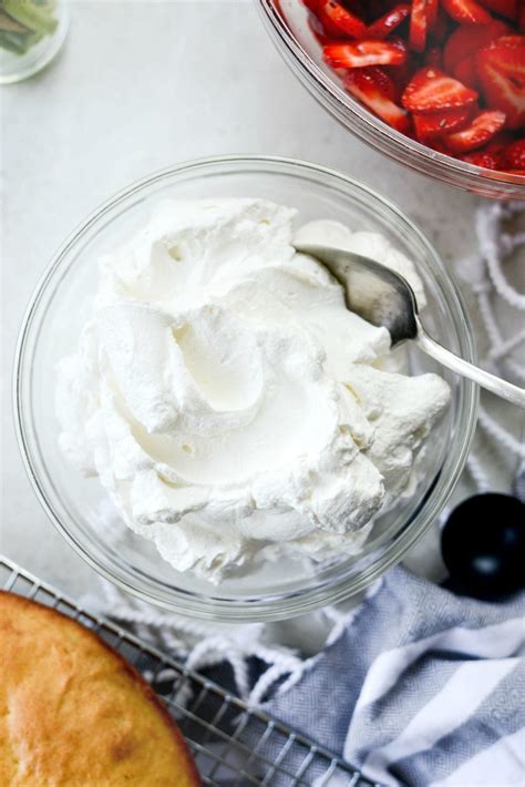 Light whipped cream recipe - minengo