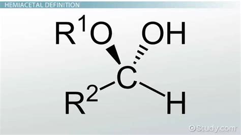 What Is a Hemiacetal? - Formation & Definition - Lesson | Study.com