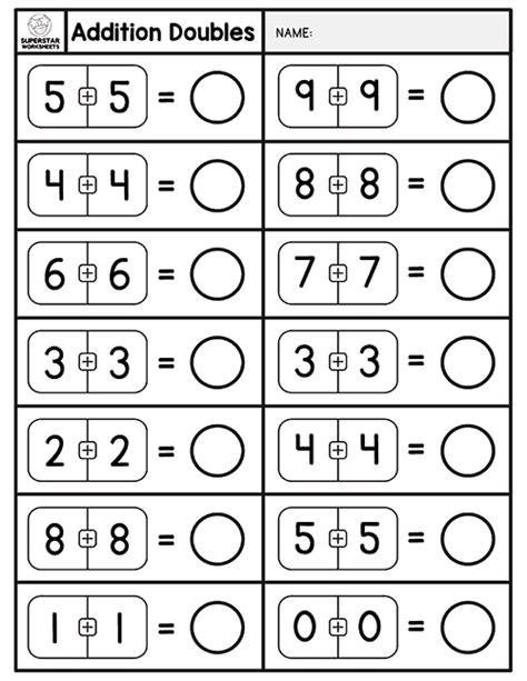 Doubles Worksheet Grade 2 - prntbl.concejomunicipaldechinu.gov.co