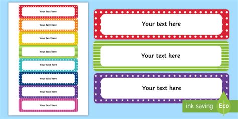 Editable Tray Labels - Gratnell Tray Labels - Back to School