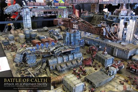 WARHAMMER FEST 2014 - L'incroyable table de jeu de la bataille de Calth ...