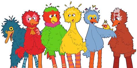 Big Bird and His Colorful Cousins from Around the World