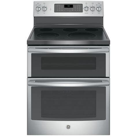 GE JB860SJSS 6.6 cu. ft. Double Oven Electric Range with Self-Cleaning ...