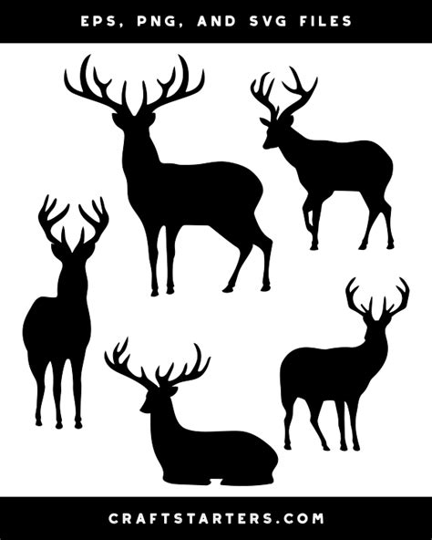 Buck Silhouette Clip Art