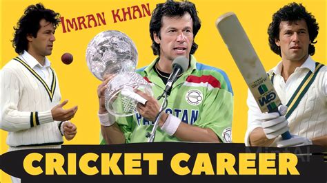 IMRAN KHAN CRICKET CAREER - YouTube