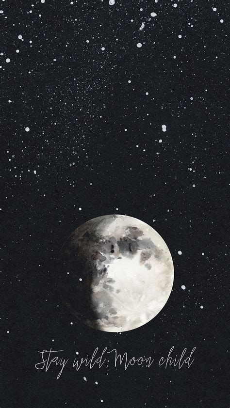 1 Aesthetic Backgrounds Laptop Moon in 2020, dark aesthetic stars and ...