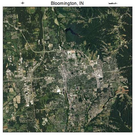 Aerial Photography Map of Bloomington, IN Indiana