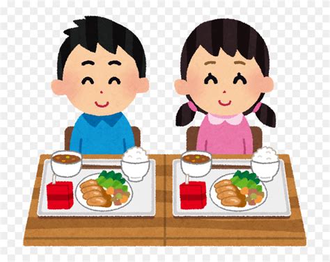 Illustration Of Child Eating Lunch - Meal Kindergarten Clipart ...