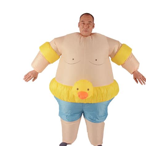 Adults Inflatable Sumo Suits Wrestler Costume Outfits Fat Man Airblown ...