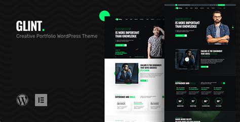 Download Glint - Personal Portfolio WordPress Theme Free Nulled