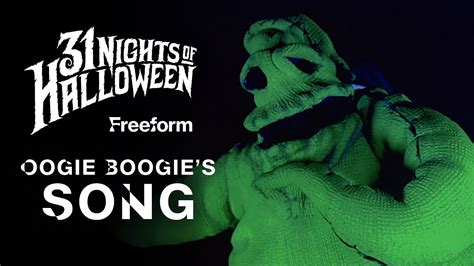 Oogie Boogie's Song | The Nightmare Before Christmas | Freeform - YouTube