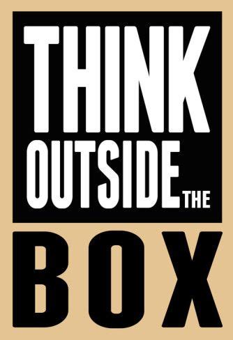 'Think Outside the Box Poster' Posters | AllPosters.com | Thinking ...