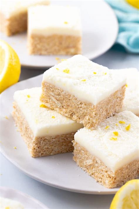 Lemon Coconut Slice (No-Bake) - The Cooking Collective