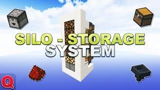 Minecraft - Storage Silo // Silo Lagersystem - (Quick) ... | Doovi