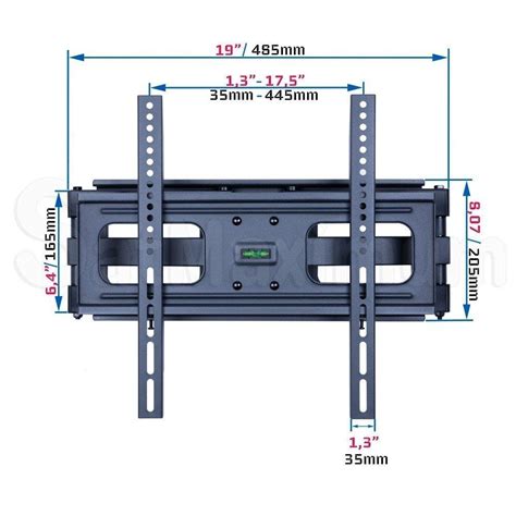 TV Wall Mount for 32”-55”, Tilt, Up to 110bs,VESA 100 -400mm, SatMaximum