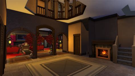 Grand but cozy entryway. : r/Sims4