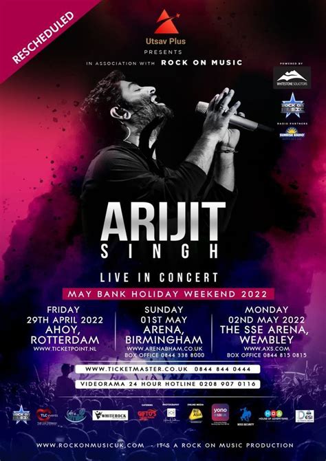 Arijit Singh Live in concert | Rotterdam Ahoy | April 29, 2022