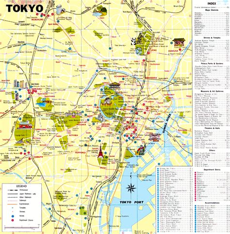 Tokyo Map Tourist Attractions - http://travelquaz.com/tokyo-map-tourist ...