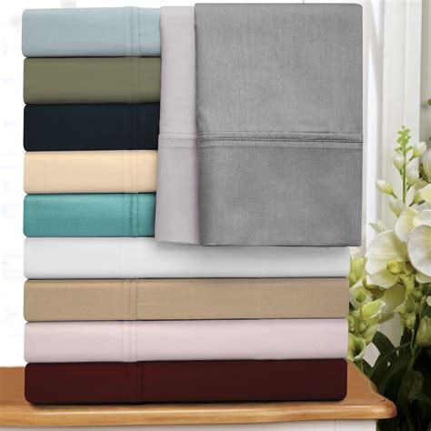 100% Egyptian Cotton Sheet Set, 400-Thread Count, Deep Pockets Teal ...