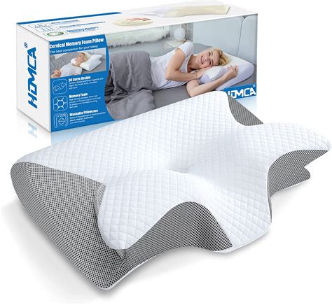 Free Shipping! HOMCA Ergonomic Memory Foam Pillow, Orthopedic Contour ...