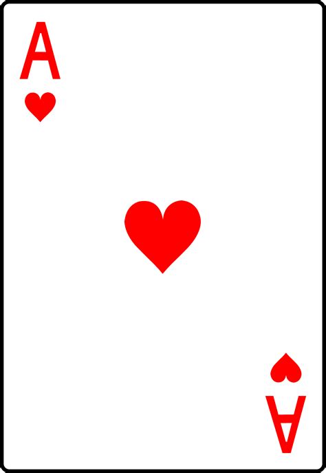 Heart In Deck Of Cards - ClipArt Best