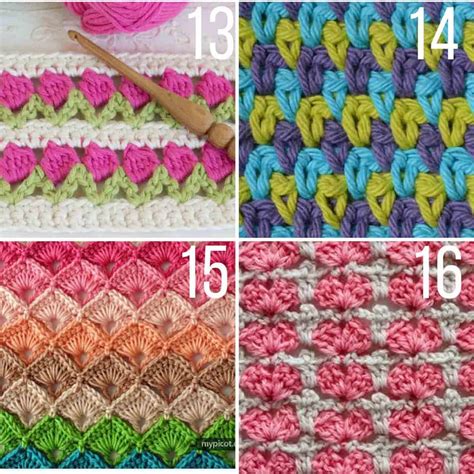 best-crochet-stitch-tutorials-list-multiple-colors-4 » Make & Do Crew