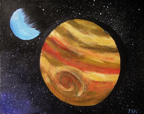 Saturn Planet Painting at PaintingValley.com | Explore collection of ...