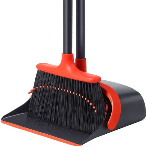 Buy YANXUS Broom and Dustpan Set, Dustpan and Broom Set, Long Handle ...